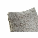 Pude DKD Home Decor Plastik Lys brun Rektangulr Firkantet Araber 45 x 12 x 45 cm #2