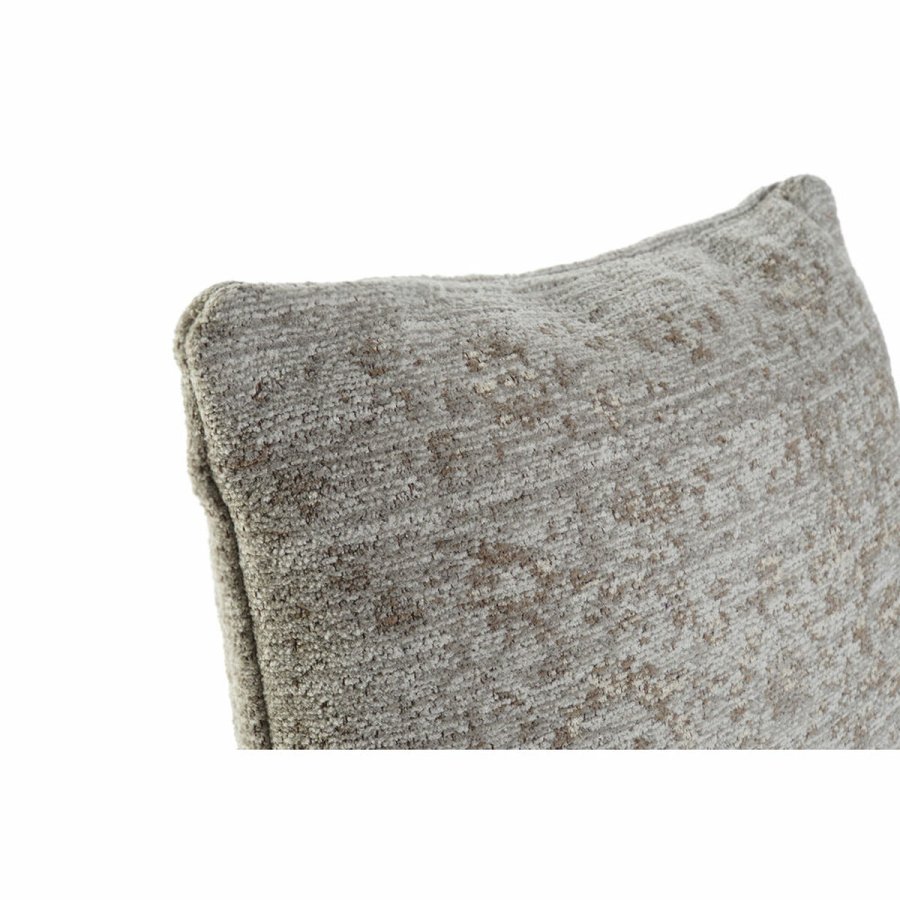 Pude DKD Home Decor Plastik Lys brun Rektangulr Firkantet Araber 45 x 12 x 45 cm #2