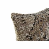 Pude DKD Home Decor Plastik Hvid Brun Sort Rektangulr Firkantet Araber 45 x 12 x 45 cm #2