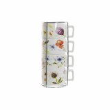Dele kaffekopst DKD Home Decor Multifarvet Metal Dolomite 260 ml #1
