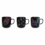 Krus DKD Home Decor Porceln Sort Pink (11.5 x 8.5 x 10 cm) (3 pcs) (380 ml) #1