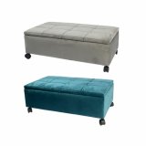 Stol DKD Home Decor   70 x 39,5 x 24,5 cm Gr Grn Poppel (2 enheder) #1