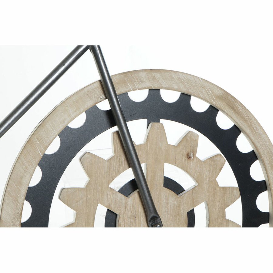 Vgur DKD Home Decor 108 x 6,4 x 63,5 cm Natur Sort Cykel Metal Tr MDF #9