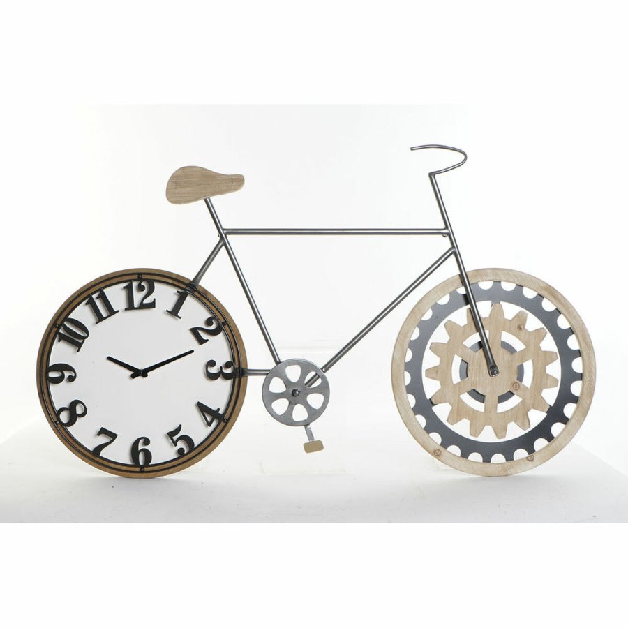 Vgur DKD Home Decor 108 x 6,4 x 63,5 cm Natur Sort Cykel Metal Tr MDF #1