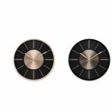 Vgur DKD Home Decor Sort Kobber Slvfarvet Aluminium Plastik Moderne 30 x 4 x 30 cm (2 enheder) #1