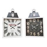 Vgur DKD Home Decor 60 x 6 x 89 cm Krystal Sort Hvid Jern Traditionel Tr MDF (2 enheder) #1