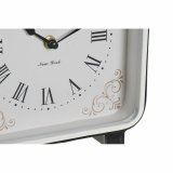 Namizna ura DKD Home Decor 19 x 7 x 27 cm Krystal Sort Bl Hvid Jern (2 enheder) #9