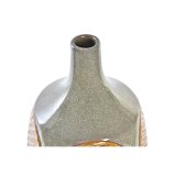 Vase DKD Home Decor Brun Pink Stentj Blad af en plante 17 x 17 x 26 cm (2 enheder) #2