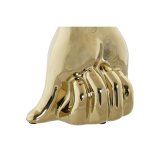 Vase DKD Home Decor Gylden Stentj 17 x 12 x 21 cm (2 enheder) #2