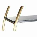 Hylder DKD Home Decor Sort Gylden Metal Poppel 160 x 35 x 180 cm #6