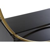 Hylder DKD Home Decor Sort Gylden Metal Poppel 160 x 35 x 180 cm #2