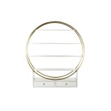Hylder DKD Home Decor 160 x 35 x 180 cm Gylden Metal Hvid Poppel #3
