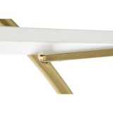 Hylder DKD Home Decor 160 x 35 x 180 cm Gylden Metal Hvid Poppel #6