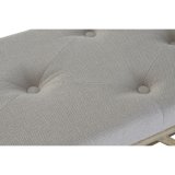 Stol DKD Home Decor Natur Beige Brun Bomuld Bambus (100 x 44 x 55 cm) #5