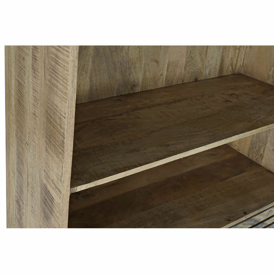 Hylder DKD Home Decor Sort Metal Mrkebrun Mangotr 100 x 40 x 180 cm #2