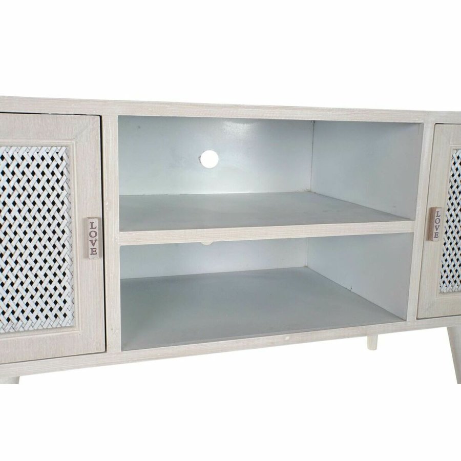 mbler DKD Home Decor Hvid Tr MDF (110 x 61 x 41 cm) #2