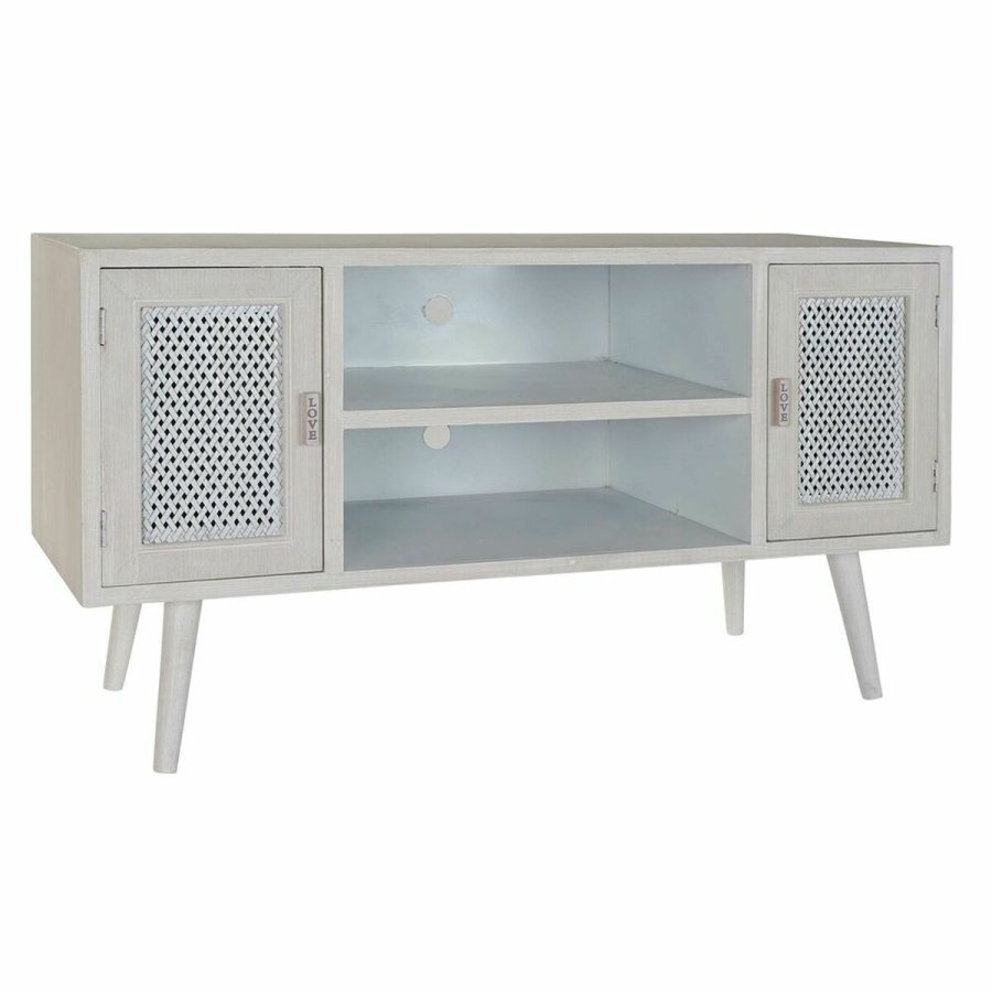 mbler DKD Home Decor Hvid Tr MDF (110 x 61 x 41 cm) #1