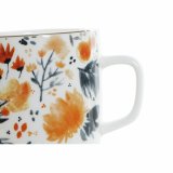 Skodelica DKD Home Decor Porceln Bl Orange (380 ml) (12 x 8,5 x 9,5 cm) #4