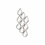 Vgspejl DKD Home Decor Gylden Moderne Tre 40 x 2,5 x 100 cm #1