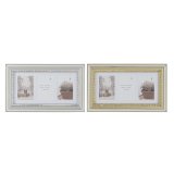 Fotoramme DKD Home Decor Luxury Gylden Slvfarvet Krystal polystyren Traditionel 46,5 x 2 x 28,5 cm (2 enheder) #1