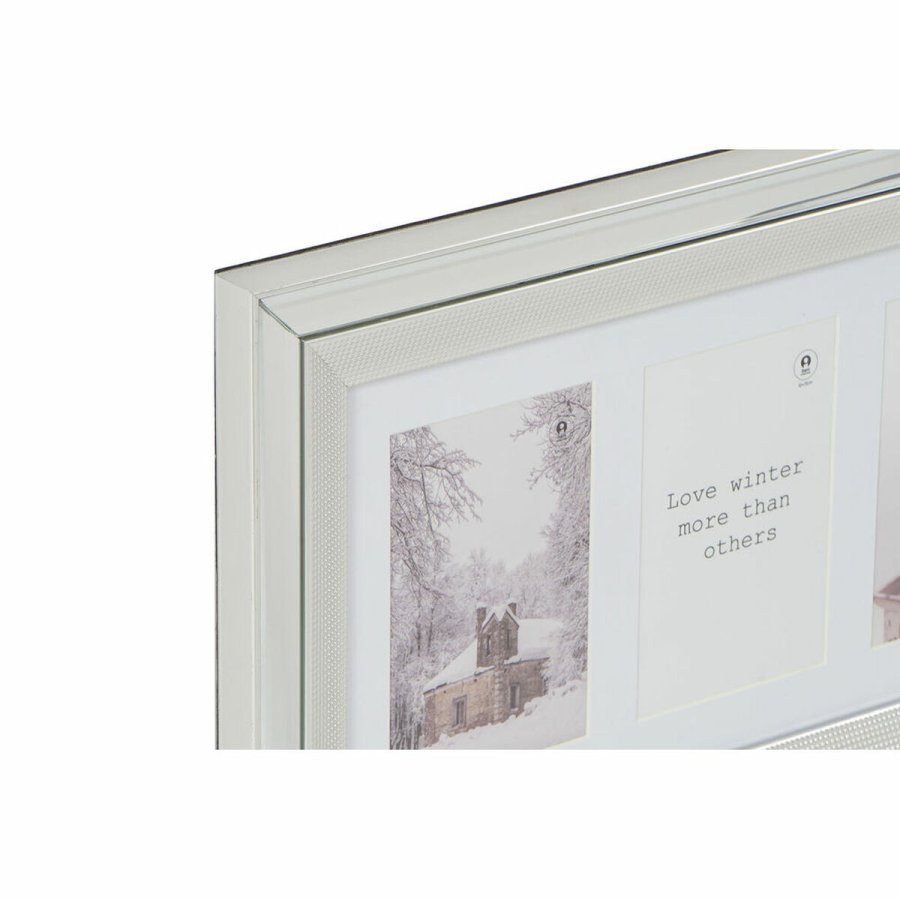 Fotoramme DKD Home Decor Krystal polystyren Gylden Slvfarvet Traditionel 47 x 2 x 29 cm (2 enheder) #9