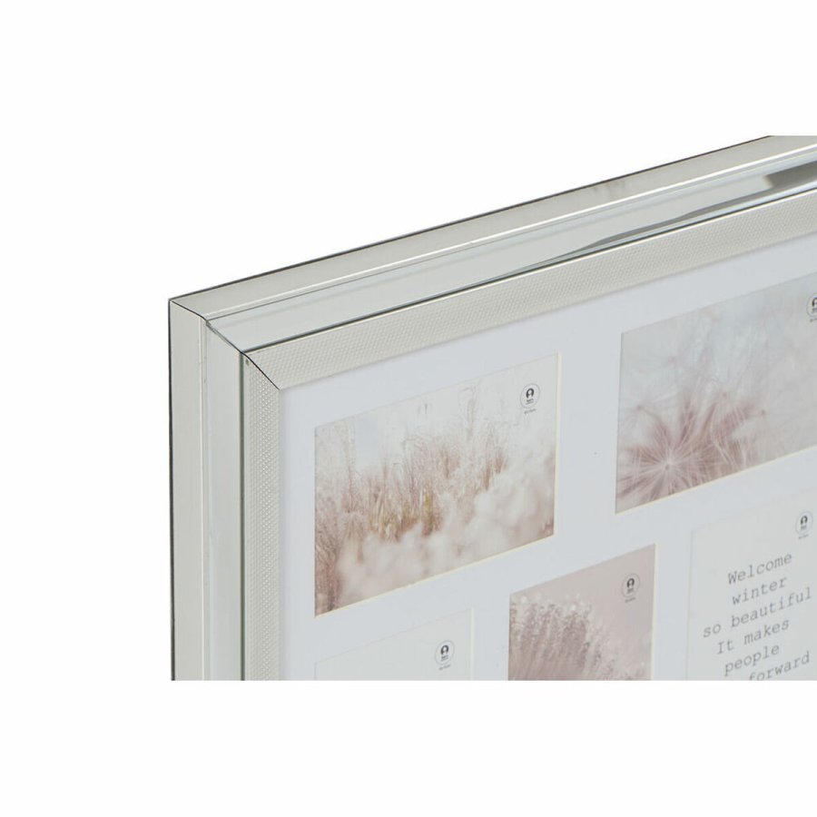 Fotoramme DKD Home Decor Gylden Slvfarvet Aluminium Krystal polystyren Traditionel 47 x 2 x 40 cm (2 enheder) #5