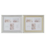 Fotoramme DKD Home Decor Gylden Slvfarvet Aluminium Krystal polystyren Traditionel 47 x 2 x 40 cm (2 enheder) #1