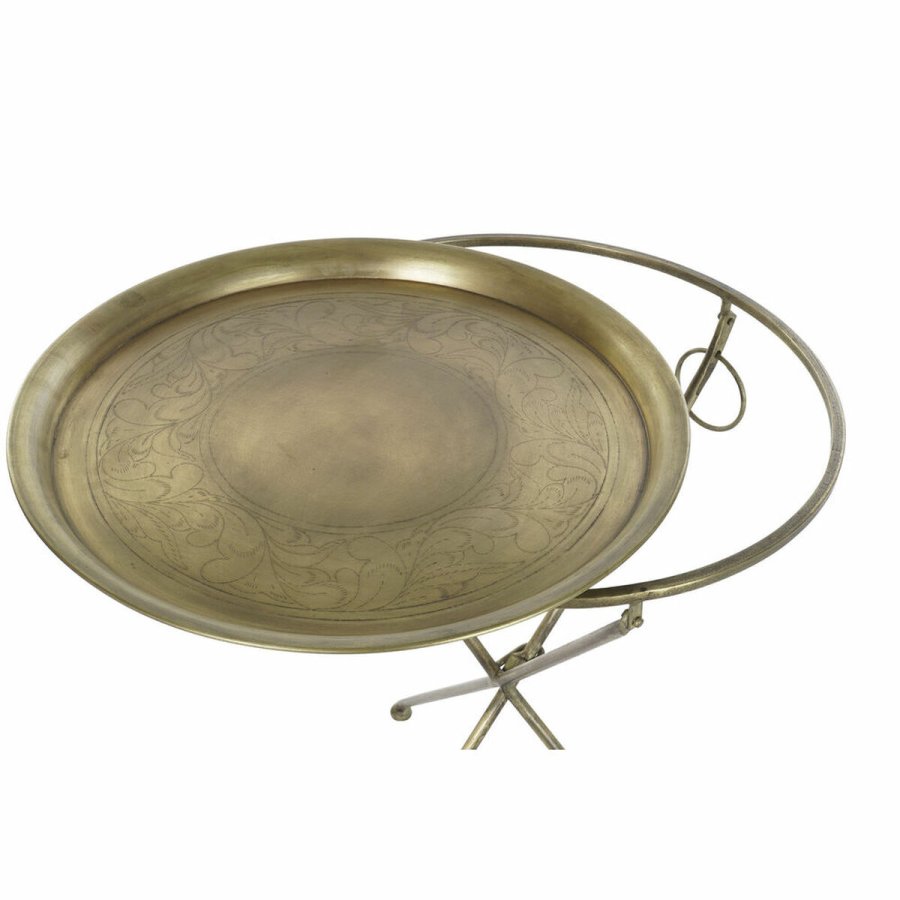 Sofabord DKD Home Decor Gylden Kobber (47,5 x 47,5 x 64,5 cm) #2