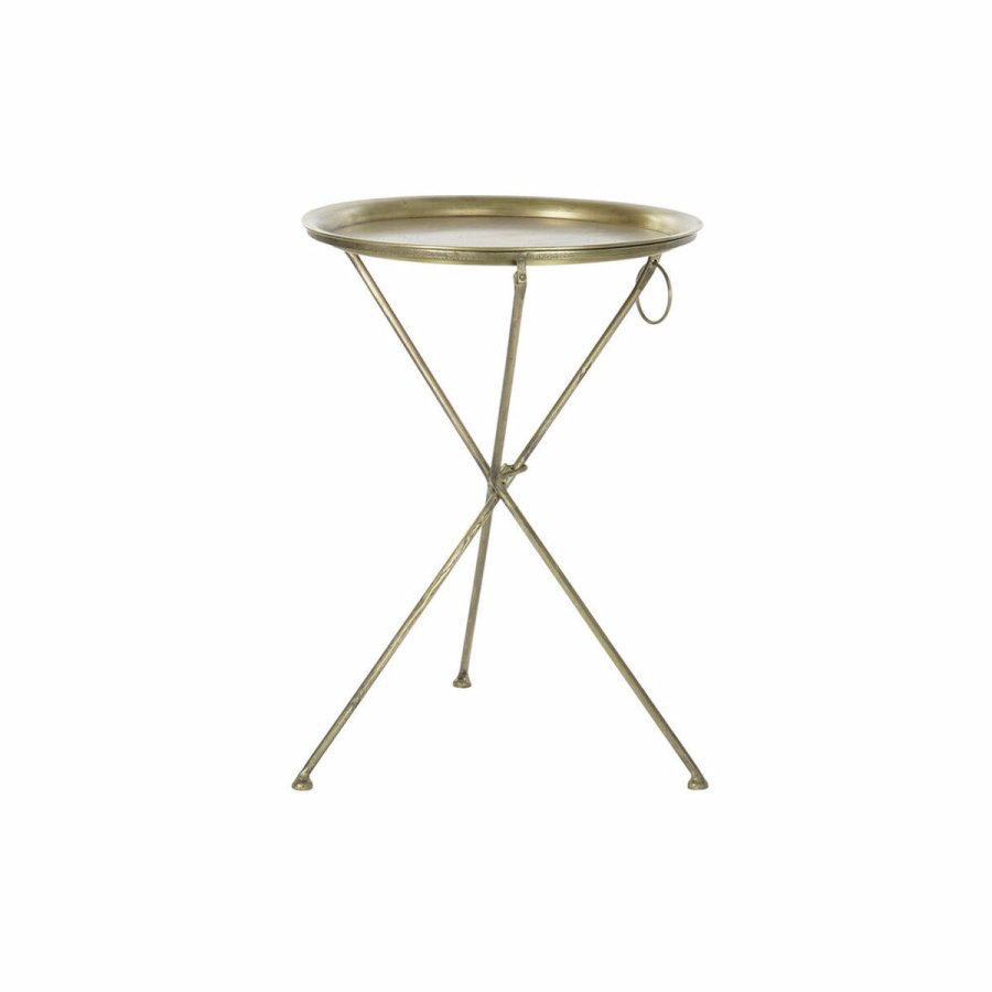 Sofabord DKD Home Decor Gylden Kobber (47,5 x 47,5 x 64,5 cm) #1