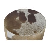 Taburet DKD Home Decor Hvid Brun Natur Lder Tr 42 x 42 x 77 cm #5