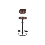 Taburet DKD Home Decor 45 x 46 x 118 cm Sort Metal Brun #1