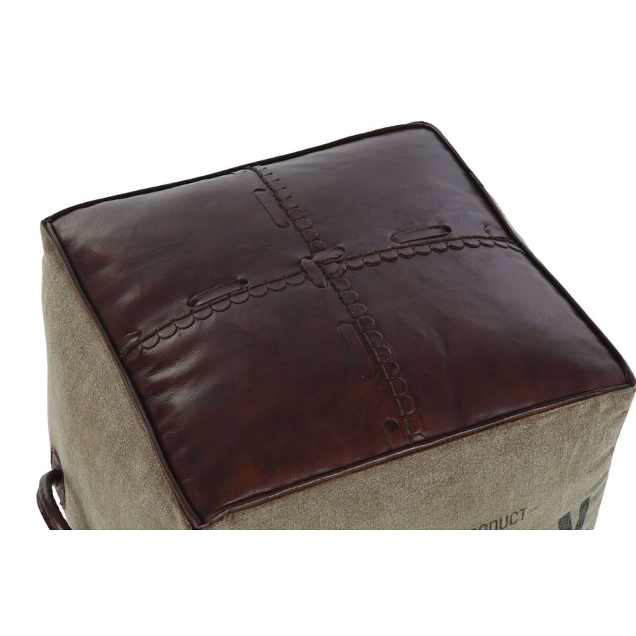 Fodsttte DKD Home Decor 46 x 40 x 40 cm Beige Brun Vintage #2