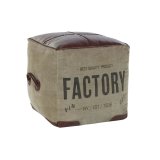 Fodsttte DKD Home Decor 46 x 40 x 40 cm Beige Brun Vintage #1