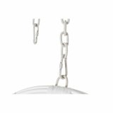 Hngende havestol DKD Home Decor 90 x 70 x 110 cm Gr Metal syntetisk spanskrr Hvid #4