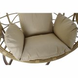 Hngende havestol DKD Home Decor 90 x 70 x 110 cm 105 x 75 x 226 cm Beige Metal Brun syntetisk spanskrr #2