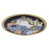 Borddekoration DKD Home Decor Bl Multifarvet Porceln 42 x 42 x 4 cm #5