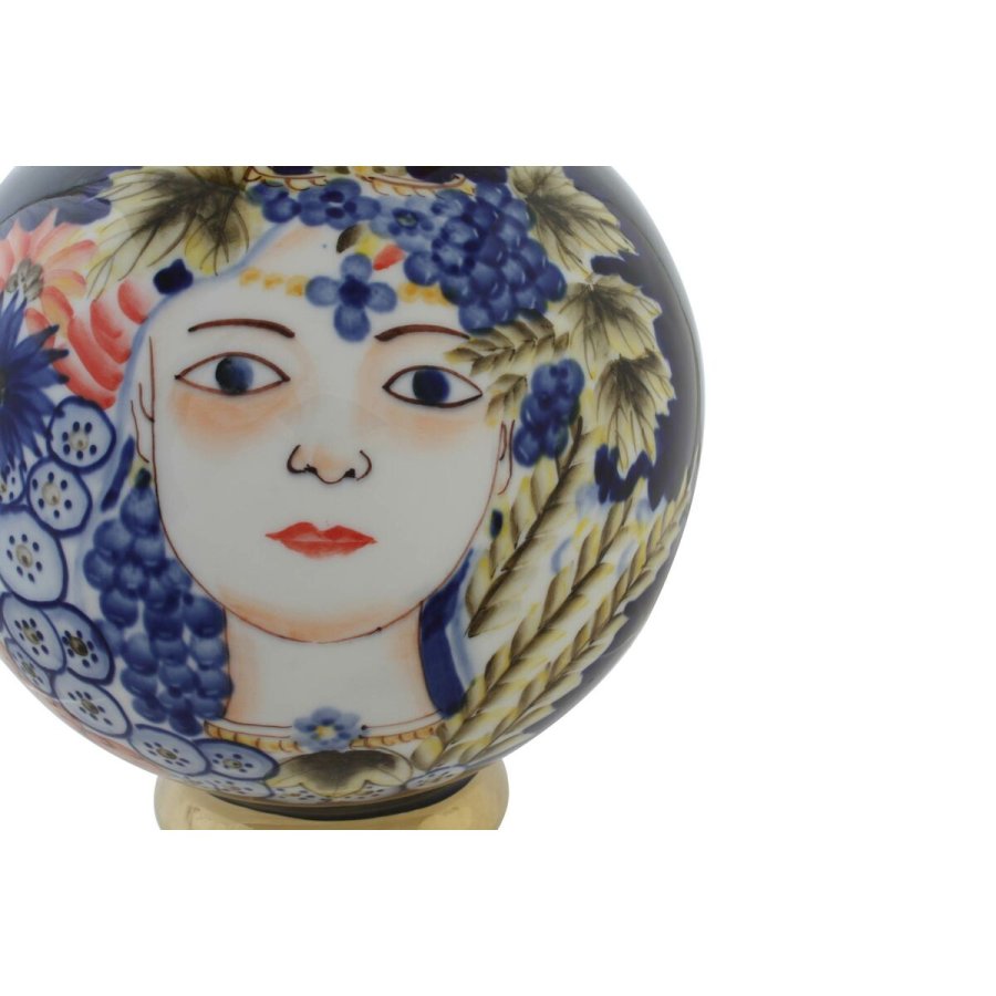 Vase DKD Home Decor Porceln Sort Shabby Chic (19 x 19 x 23 cm) #2