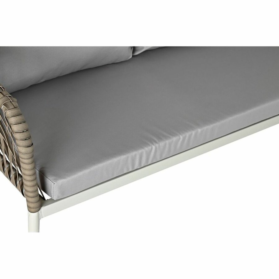 Have mbler DKD Home Decor Hvid Lys brun 190 x 190 x 70 cm #6