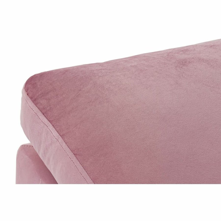 Fodsttte DKD Home Decor Pink Polyester Moderne (55 x 55 x 30 cm) #2