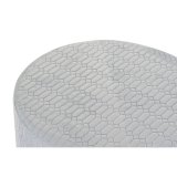 Fodsttte DKD Home Decor Polyester Himmelbl Svamp Tr MDF (55 x 55 x 35 cm) #3