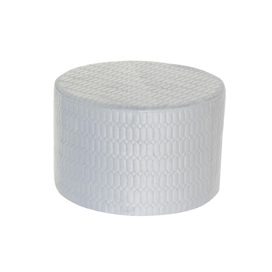 Fodsttte DKD Home Decor Polyester Himmelbl Svamp Tr MDF (55 x 55 x 35 cm) #1
