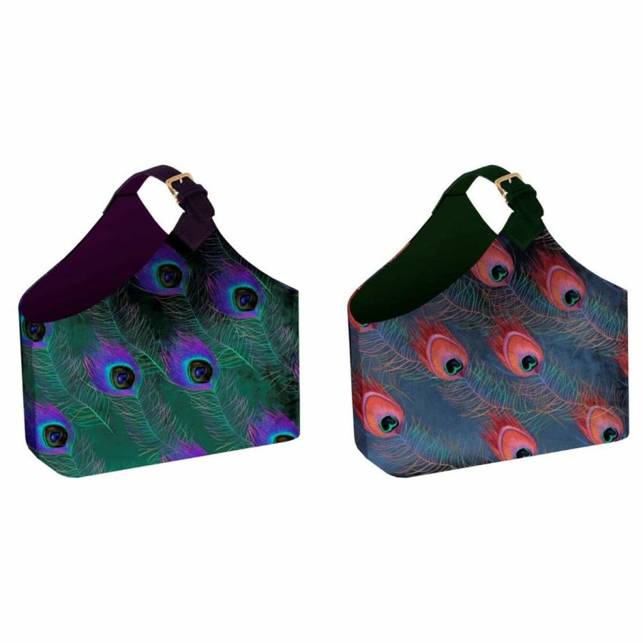 Tidsskriftholder DKD Home Decor Polyester (2 pcs) (45 x 20 x 40 cm) #1