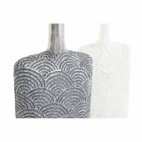 Vase DKD Home Decor 21 x 11 x 61 cm Gr Beige Harpiks Orientalsk (2 enheder) #2