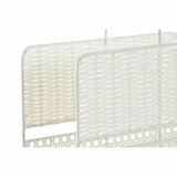 Tidsskriftholder DKD Home Decor Hvid Natur Metal flet Boho 36,5 x 15 x 41 cm #3