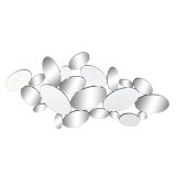 Vgspejl DKD Home Decor Sort Moderne 119 x 2 x 61 cm 60 x 2 x 120 cm #1