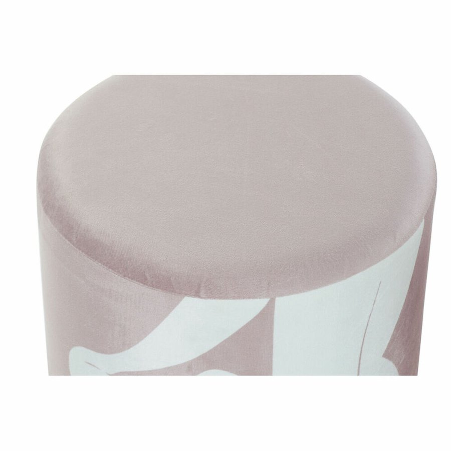 Fodsttte DKD Home Decor Scandi Gylden Hvid Lyserd 30 x 30 x 38 cm (2 enheder) #3