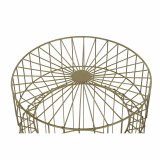 Lille serveringsbord DKD Home Decor Gylden 40,5 x 40,5 x 46 cm #3