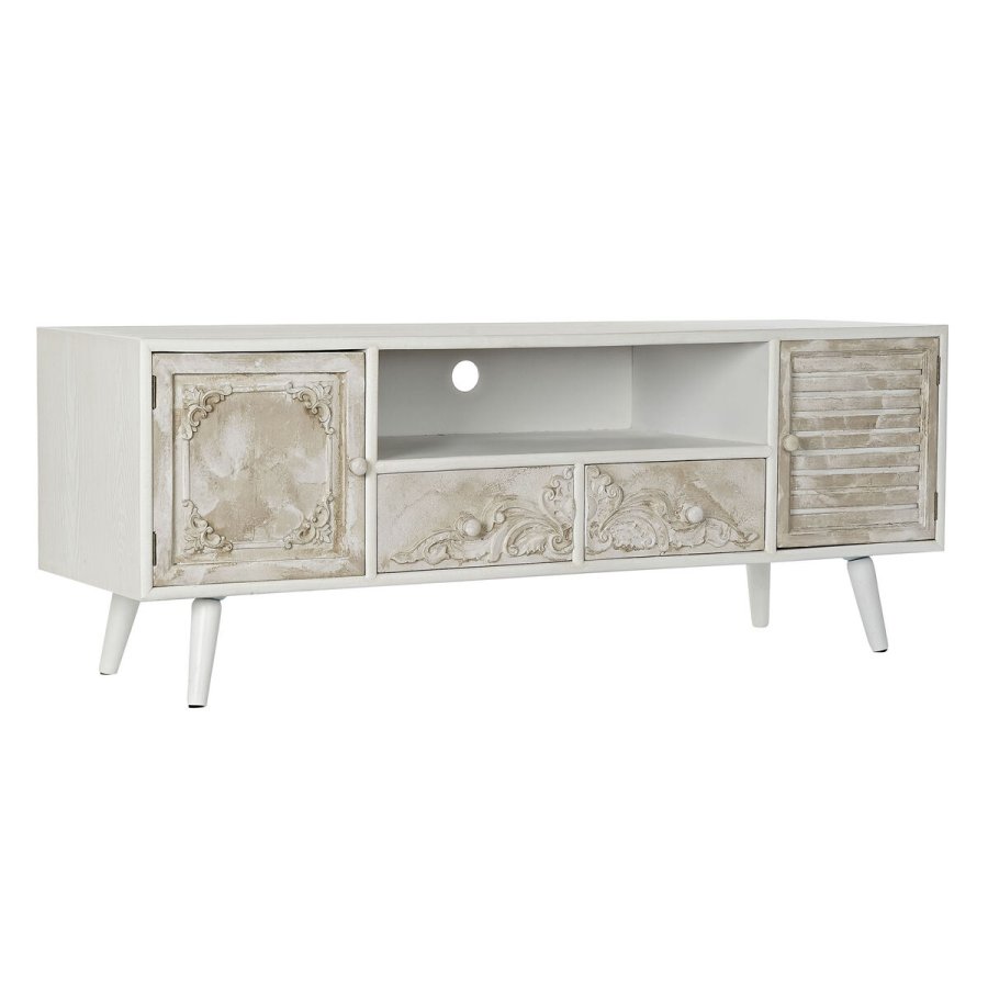 mbler DKD Home Decor Hvid Beige 136 x 40,5 x 52 cm #1