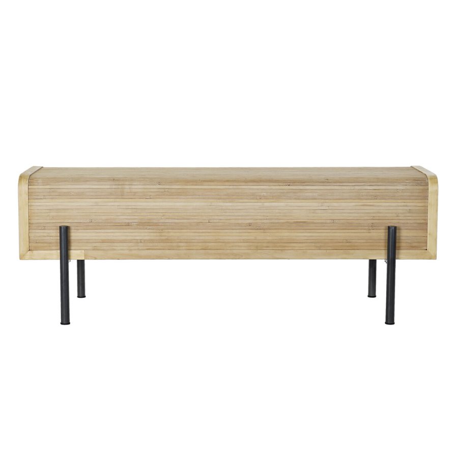 Stol DKD Home Decor Natur Tr Metal 120 x 40 x 43 cm #9