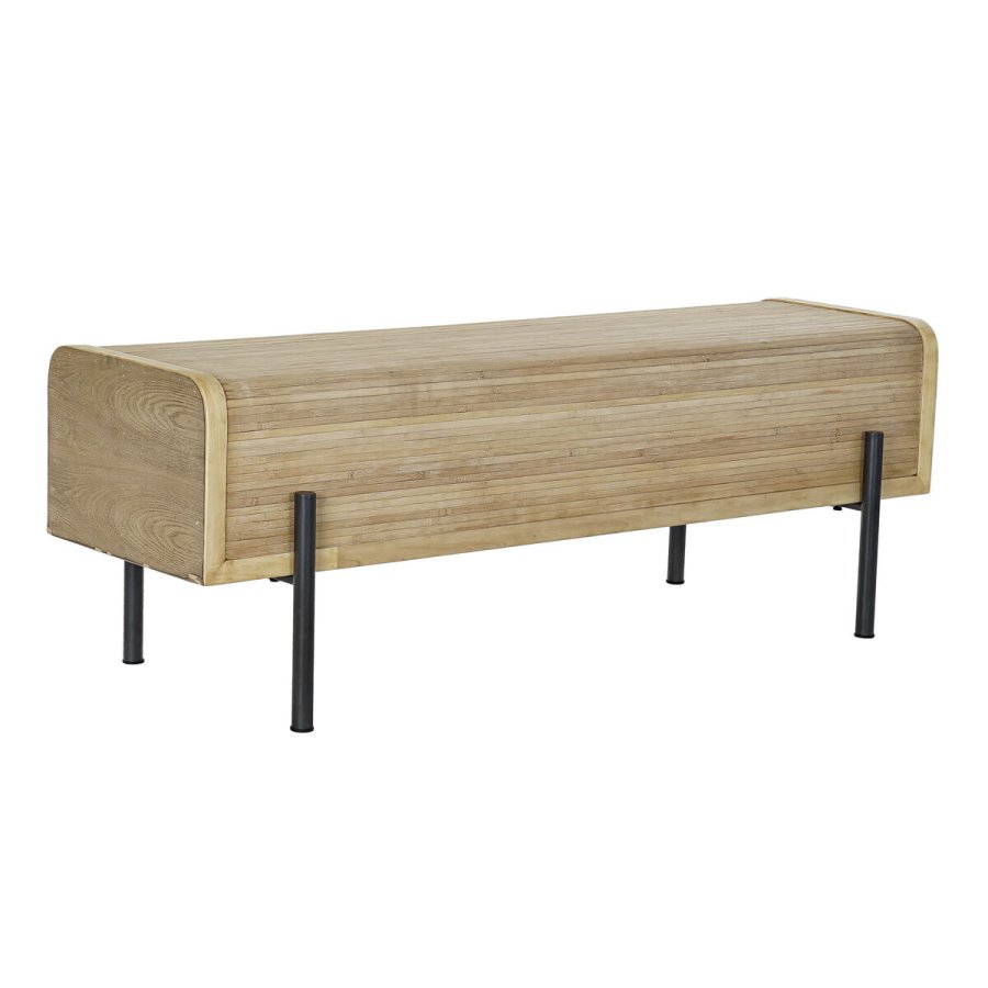 Stol DKD Home Decor Natur Tr Metal 120 x 40 x 43 cm #1